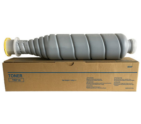 TN 710 02XJ ब्लैक कॉपियर टोनर कार्ट्रिज, Bizhub 600 601 750 751 के लिए उपभोज्य टोनर