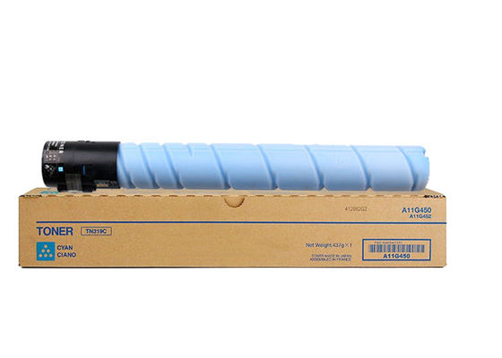 C360 TN319 Konica Minolta टोनर संगत सीएमवाईके काला सियान मैजेंटा पीला