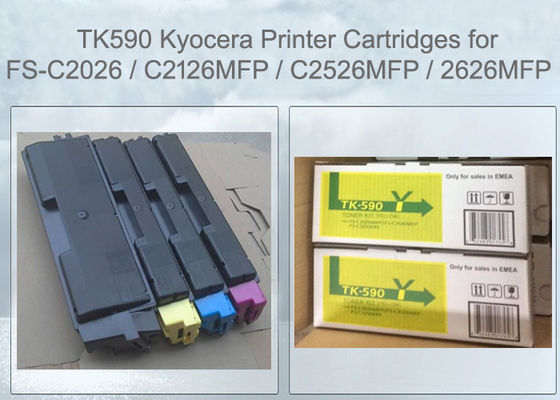 Kyocera FS-C2026MFP कॉपियर टोनर कारतूस के लिए Kyocera Mita TK590 CMYK EU Version