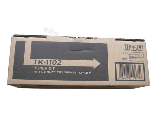 FS1124 एमएफपी प्रिंटर Kyocera टोनर कारतूस TK-1102 क्षमता 2100 पृष्ठ