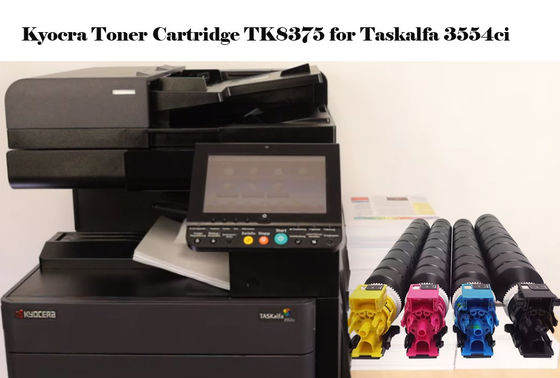 TK8375 TK-8375 TK8377 TK8376 TK8378 Kyocera TASKalfa 3554ci के लिए कलर टोनर कार्ट्रिज