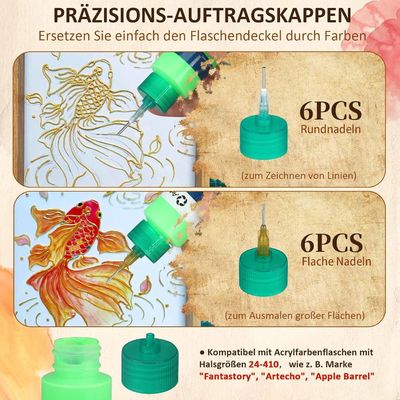 Top Modellbau Fein Detail Malpinsel Pinsel सेट ऐक्रेलिक और तेल रंग