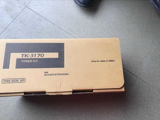 ब्लैक क्योसेरा टोनर कारतूस TK-3170 15.5k ECOSYS P3050dn लेजर प्रिंटर के लिए