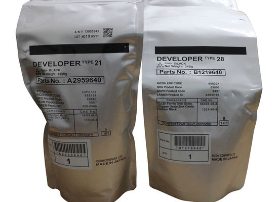 संगत भाग संख्या B1219645 डेवलपर प्रकार 28 के लिए Ricoh Aficio 1018 1812L