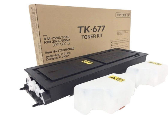 TK677 Kyocera Toner Cartridges For KM - 2540 / 3040 / 2560 / 3060 / 300i फोटोकॉपी मशीन