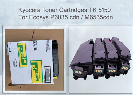 ECOCYS 6535 के लिए KYOCERA TK-5150Y टन टन 1T02NSANL0, 4 पीसीएस प्रति सेट 10K पेजेस