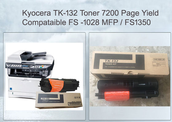 Kyocera TK-132 कॉपियर टोनर कारतूस ब्लैक लेजर - 7200 पृष्ठ / 1 प्रत्येक