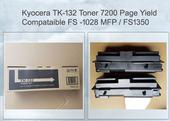 Kyocera Mita Fs-1028mfp Fs-1300d Fs-1350 के लिए संगत Tk-132 Tk132 ब्लैक टोनर