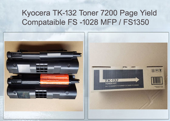 Kyocera Mita Fs-1028mfp Fs-1300d Fs-1350 के लिए संगत Tk-132 Tk132 ब्लैक टोनर