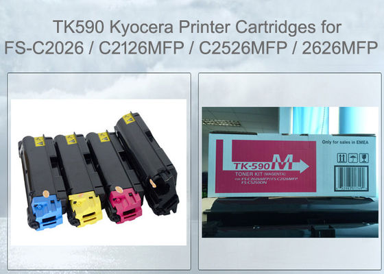 Kyocera FS-C2026MFP कॉपियर टोनर कारतूस के लिए Kyocera Mita TK590 CMYK EU Version