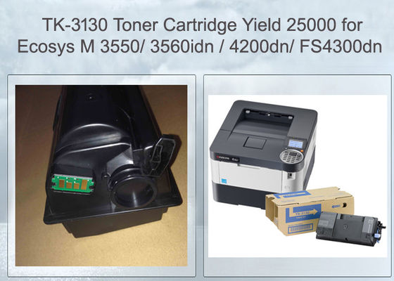 25000 पेज क्योसेरा टोनर कार्ट्रिज TK-3130 ECOSYS M3550idn के लिए