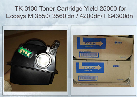 Kyocera Mita कॉपियर टोनर कारतूस TK3130 ब्लैक 1T02LV0NL0 मानक क्षमता