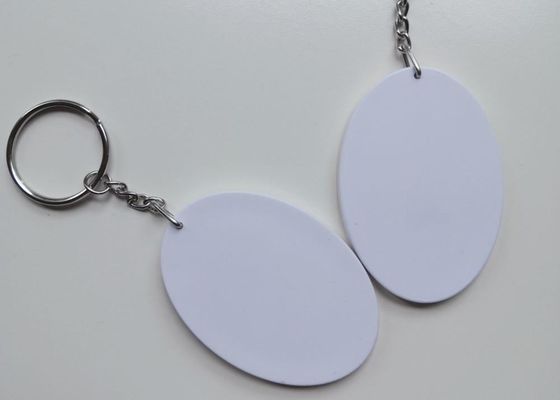 डीआईवाई प्रिंटिंग के लिए सब्लिमेशन ब्लैंक पॉलीमर की-रिंग गोल कोना